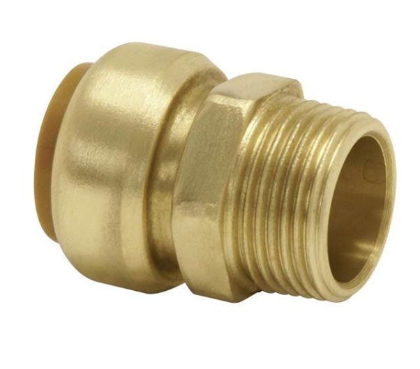 Tectite Übergangsnippel T243G lösbar, 22mm x R1/2 Messing